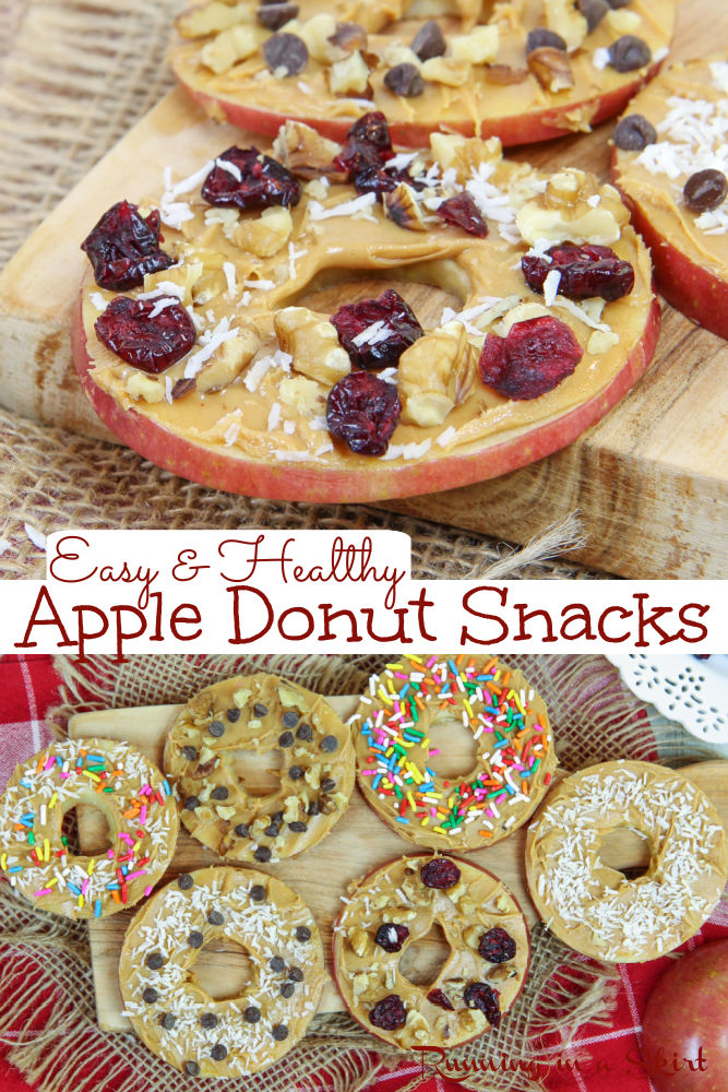 Apple Snacks Pinterest Collage