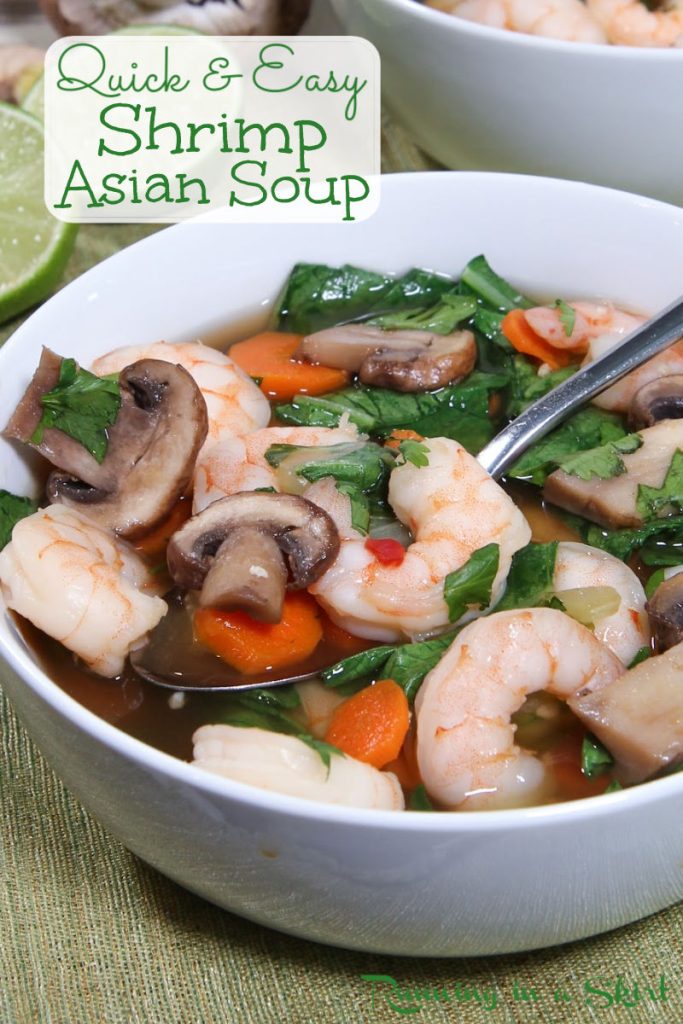 Spicy Shrimp Asian Soup Pin