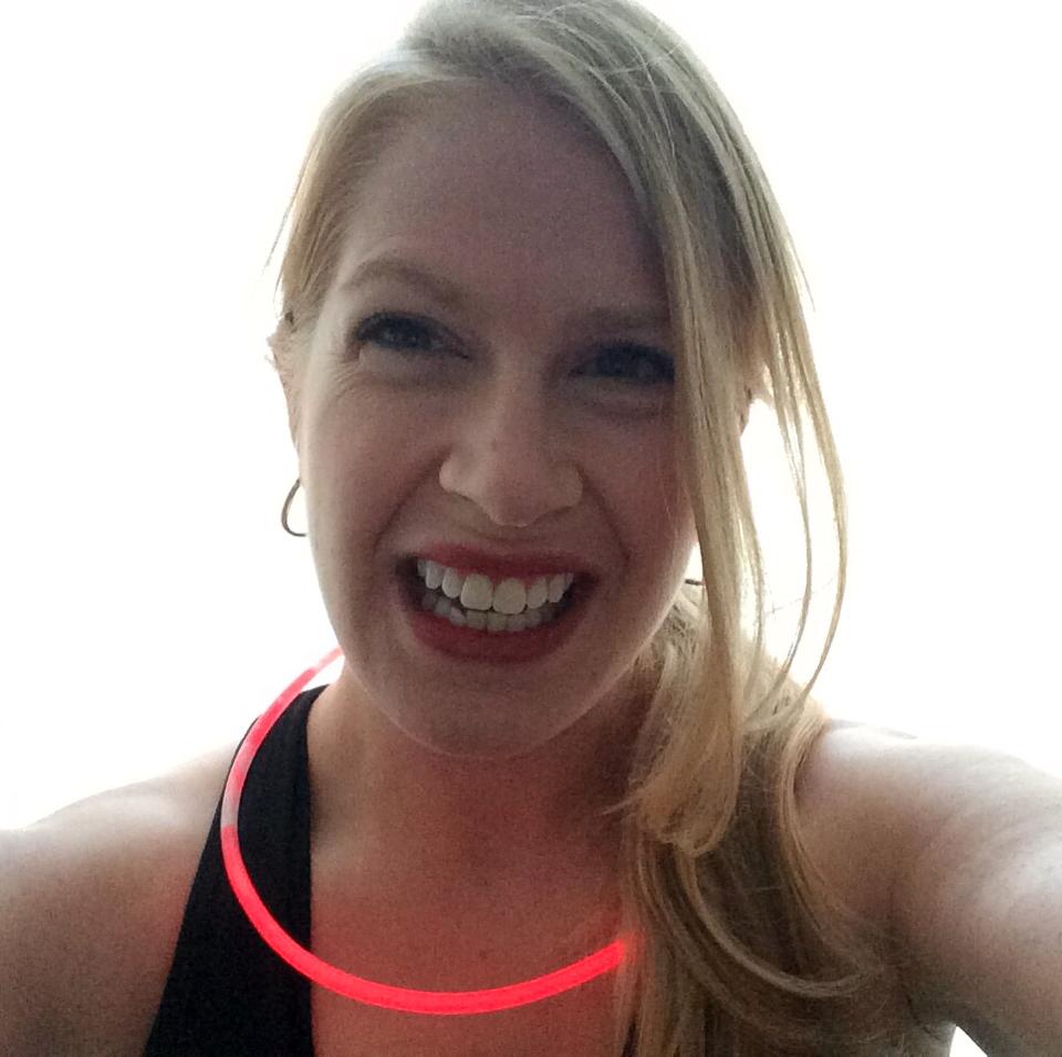 beth glow stick race
