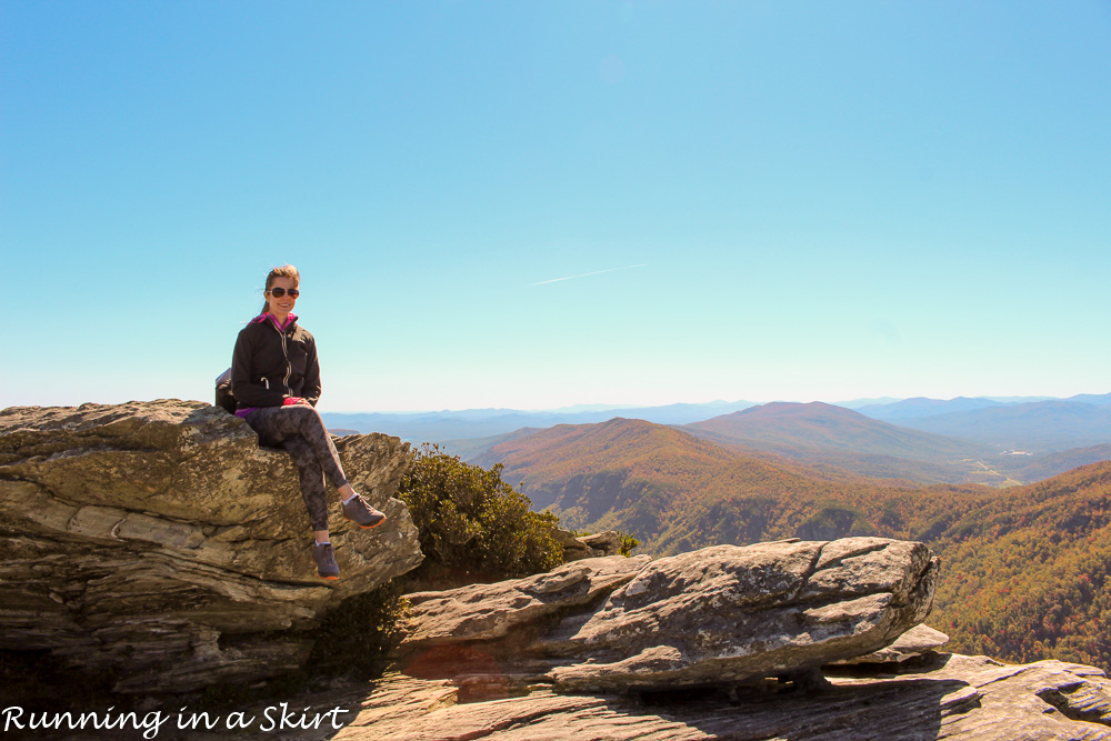 Hawksbill Mountain Hike, Linville Gorge in Western North Carolina, Tips, pictures and directions!/ Running in a Skirt