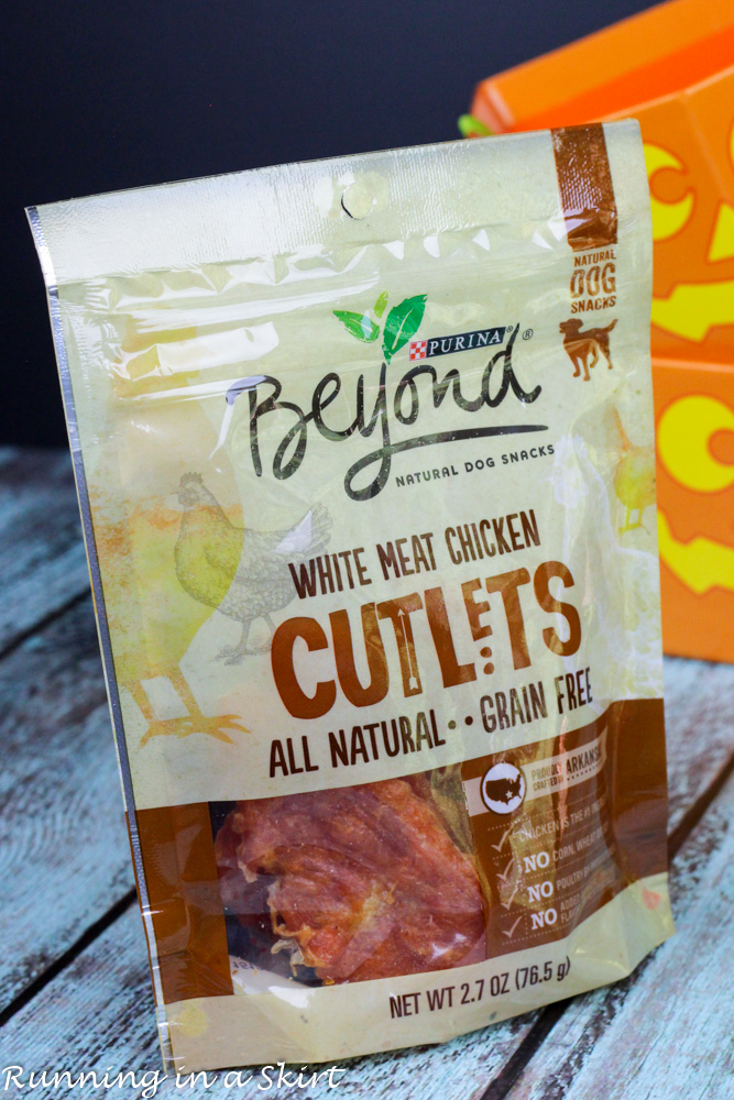 Dog Trick or Treating with Purina Beyond White Meat Chicken Cutlets/ Running in a Skirt