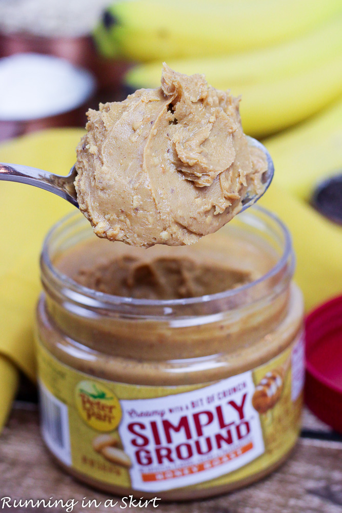 How to mix in the peanut butter.