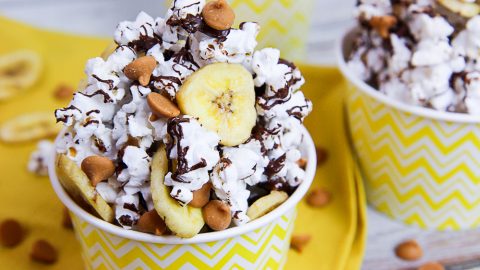 Chunky Monkey Popcorn recipe / Running in a Skirt