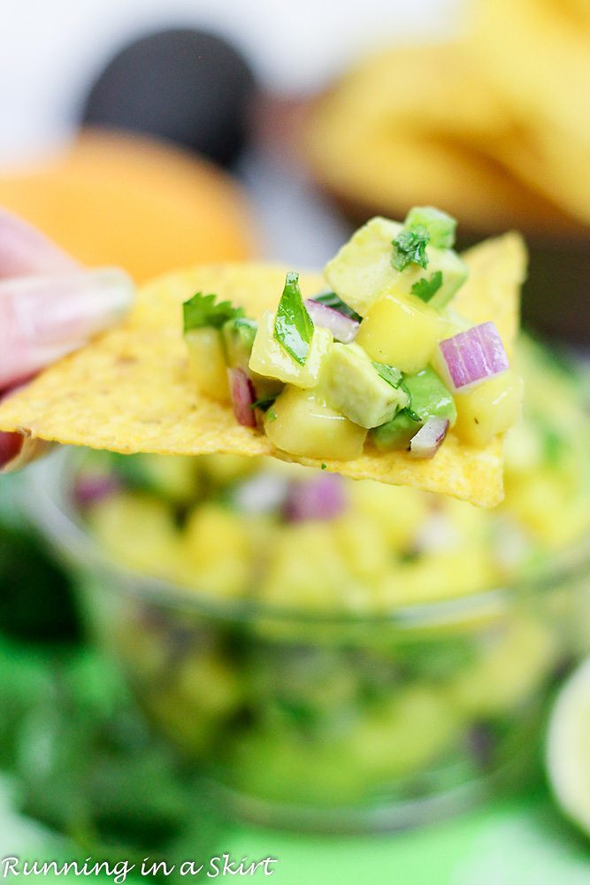 6 Ingredient Mango and Avocado Salsa recipe 6 Ingredient Mango and Avocado Salsa recipe