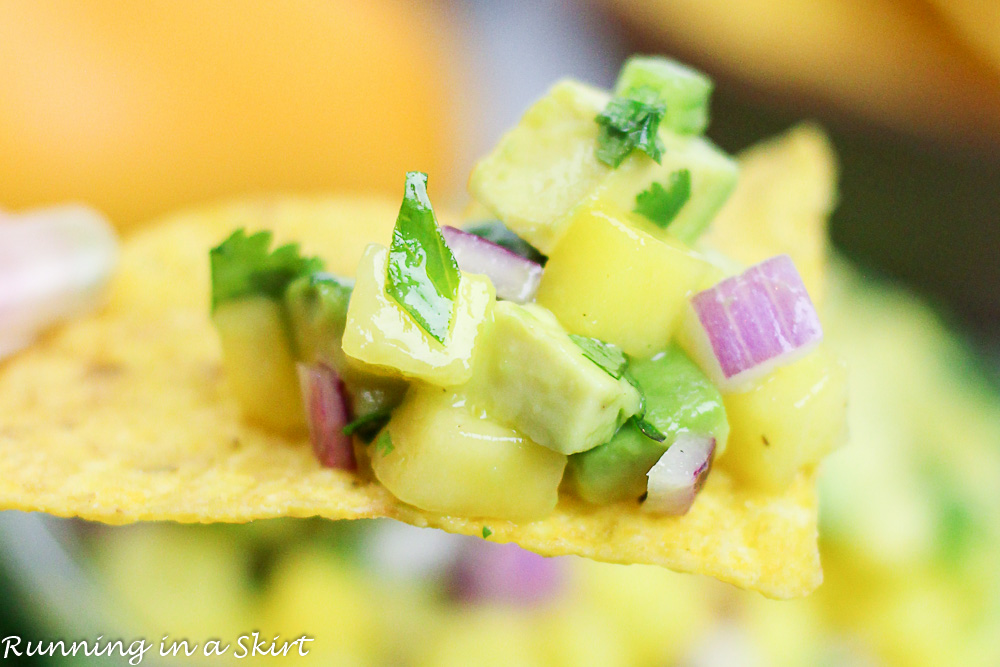 6 Ingredient Mango and Avocado Salsa recipe 6 Ingredient Mango and Avocado Salsa recipe