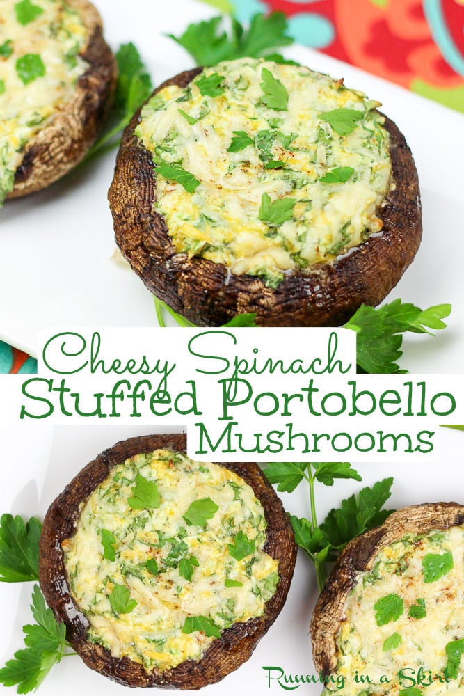 Stuffed Portobello Mushrooms Recipe Pin