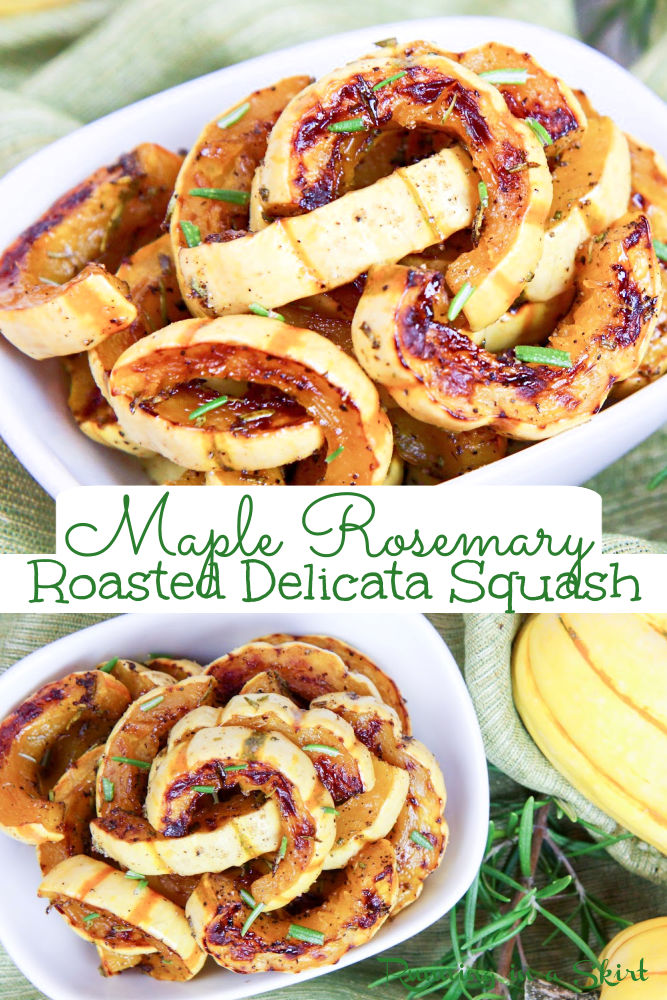 Delicata Squash recipe Pinterest Pin
