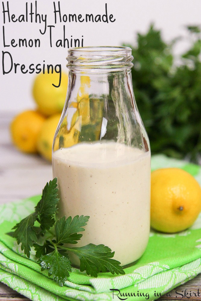 Healthy Homemade Lemon Tahini Dressing recipe Healthy Salad Dressing recipes