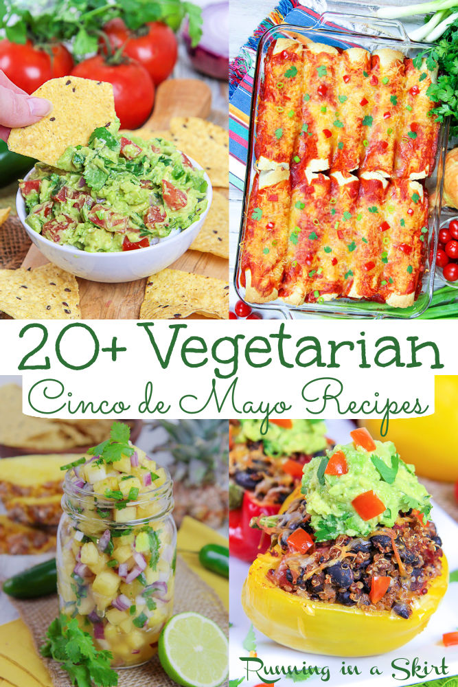 Vegetarian Cinco de Mayo recipes pinterest pin
