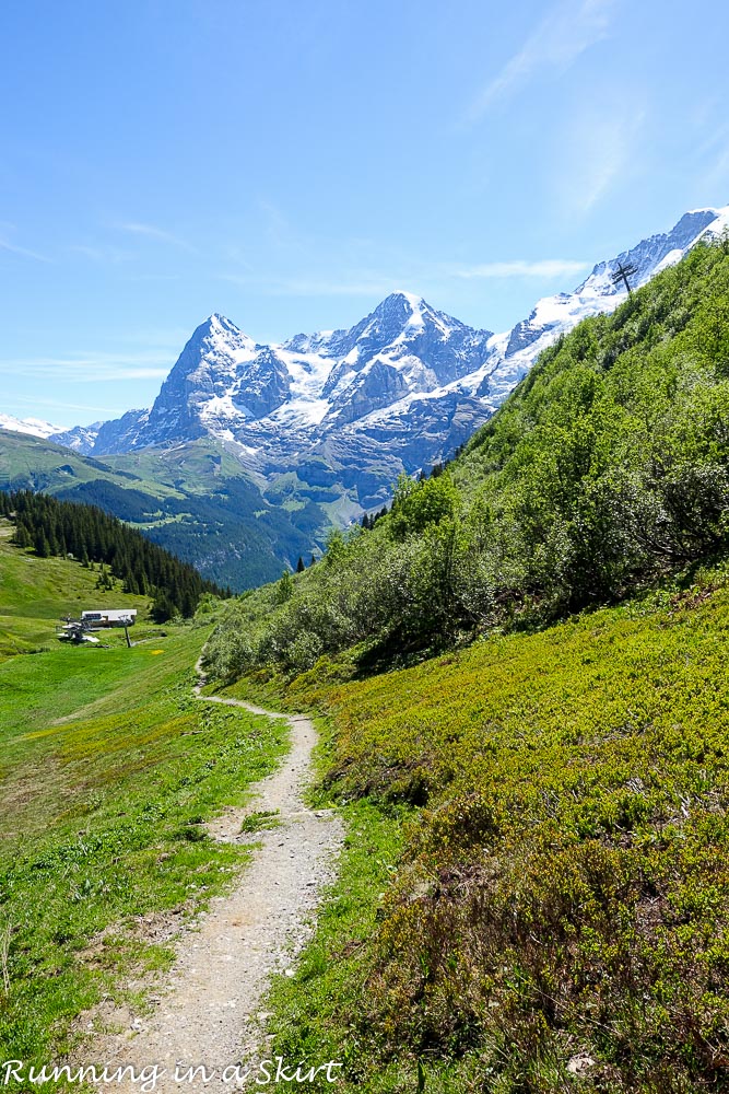 Why Murren is one of the most beautiful places in Switzerland / Running in a Skirt