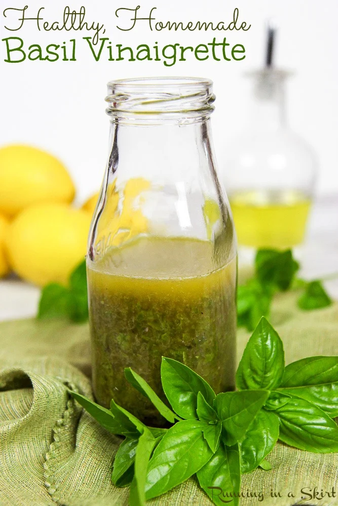 Basil Vinaigrette Salad Dressing recipe