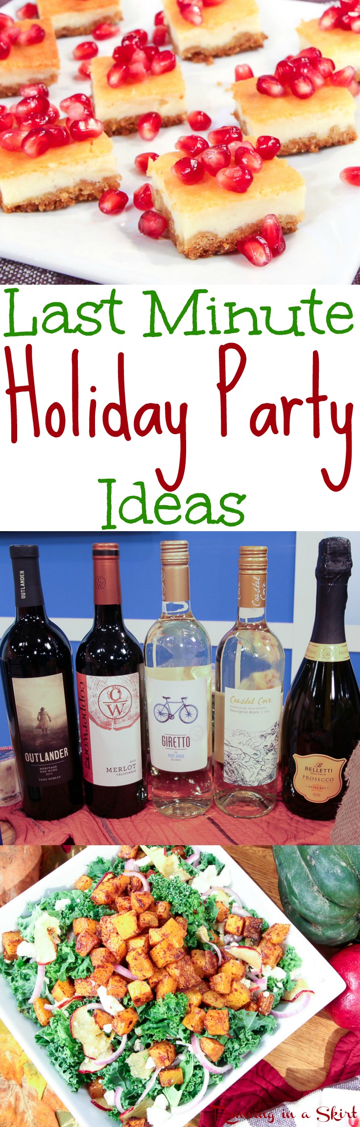 Last Minute Thanksgiving recipes and ideas for the holiday dinner! Includes salads, holiday sliders and desserts. Fun, simple, easy and affordable. / Running in a Skirt via @juliewunder