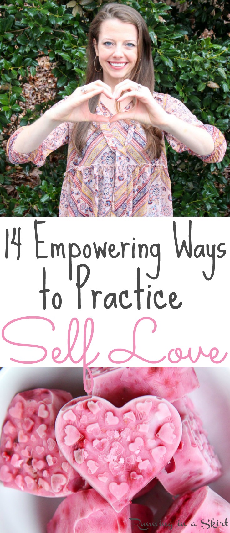 14 Empowering Ways to Practice Self Love. Tips, inspiration and activities to practice taking time for yourself. Includes a routine / list for self care that can get you back on track to recovery, positivity and happiness./ Running in a Skirt via @juliewunder