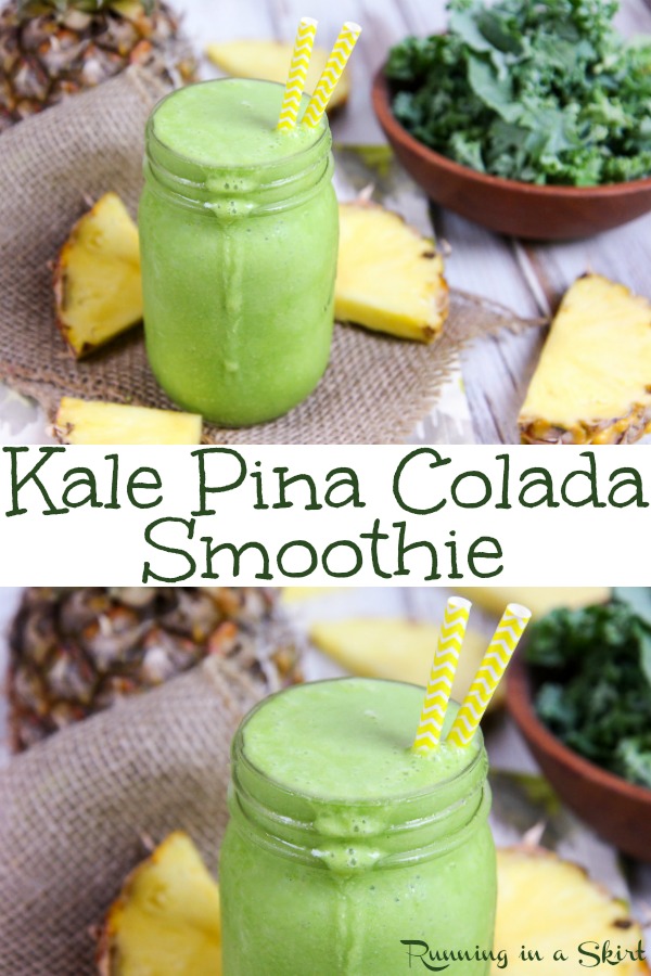 Kale Pina Colada Smoothie recipe