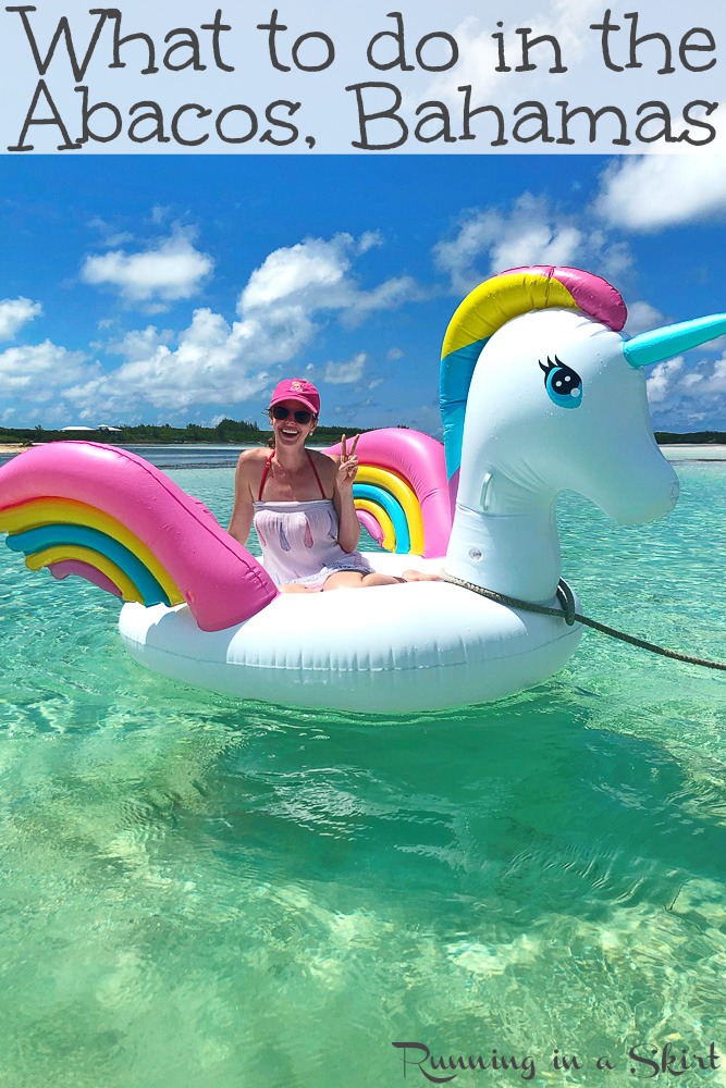 What to do in Hope Town Bahamas pinterest pin.