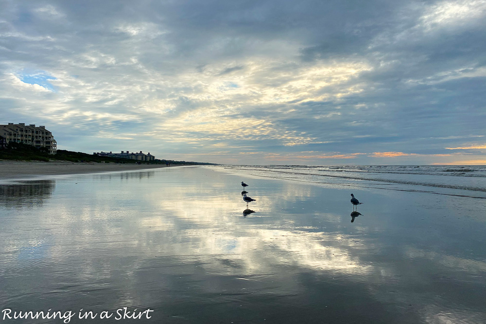 Beach sunrise Kiawah Island.