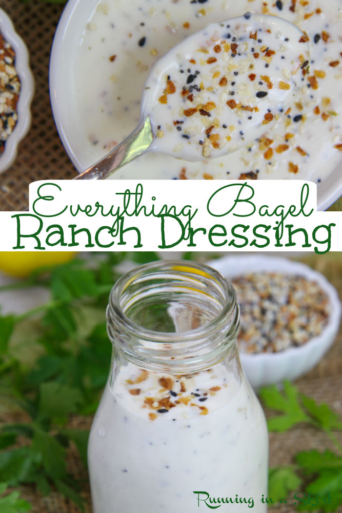 Everything Bagel Ranch Pinterest Collage