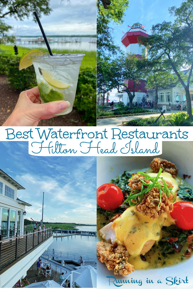 Hilton Head Restaurants on the Water Pinterest Collage