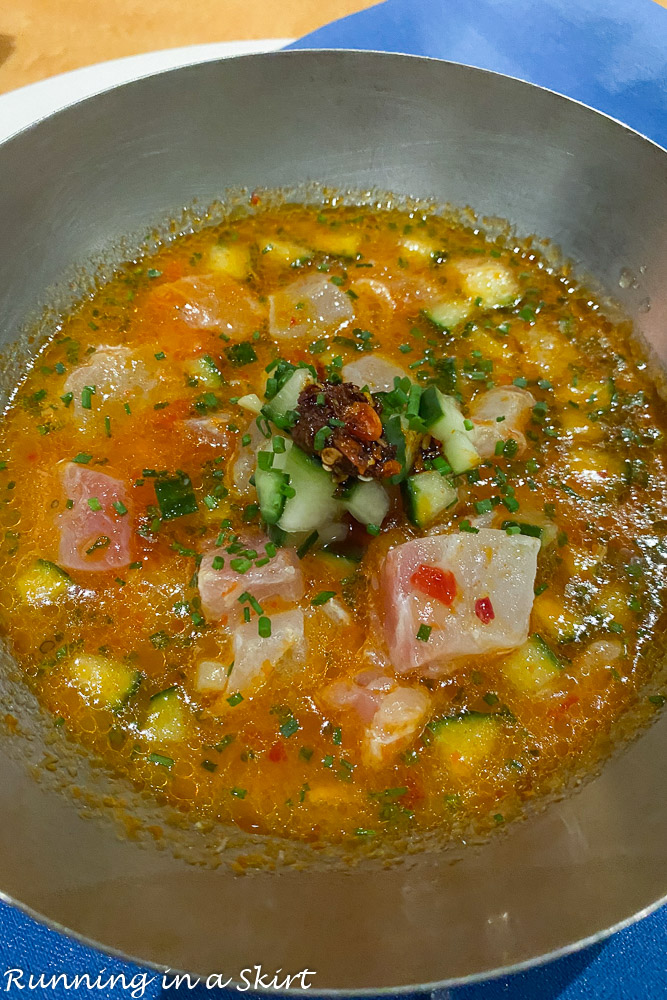 Best Isle of Palms Restaurants- Coda del Pesce Crudo