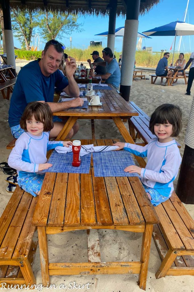 Beaches Turks and Caicos restaurants - family dining at Barefoot by the Sea