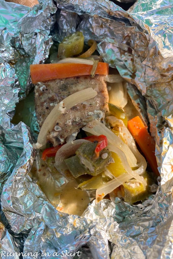 Beaches Turks and Caicos restaurants - The Jerk Shack Fish in Foil