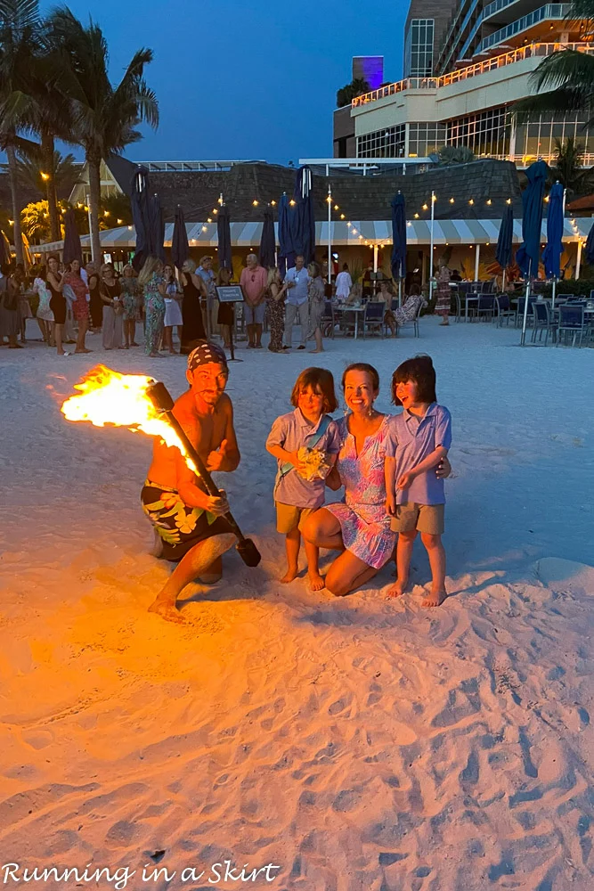 JW Marriott Marco Island fire dancer