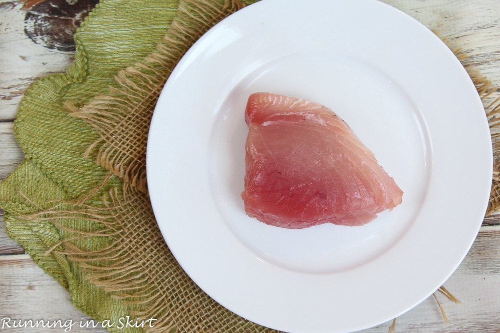 Tuna for ceviche.