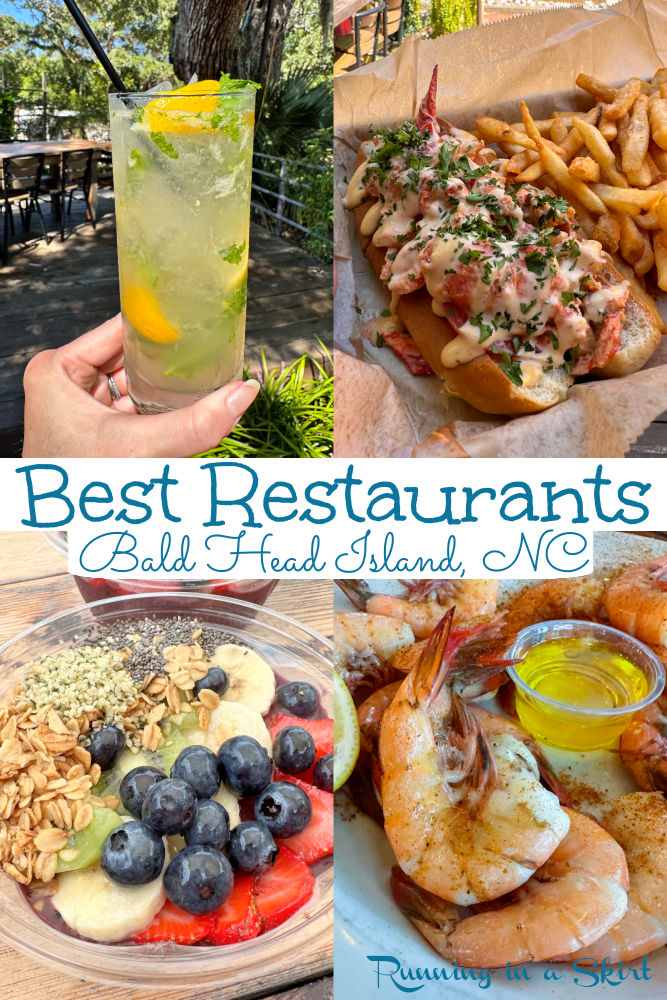 Bald Head Island Restaurants Pinterest Collage