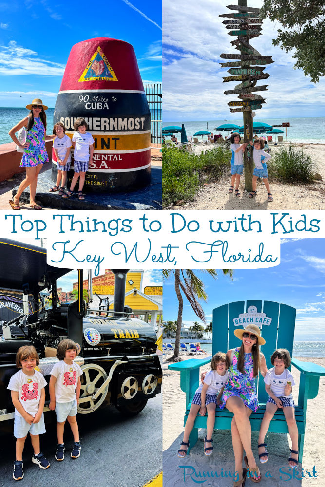 Things to Do in Key West with Kids Pinterest Collage