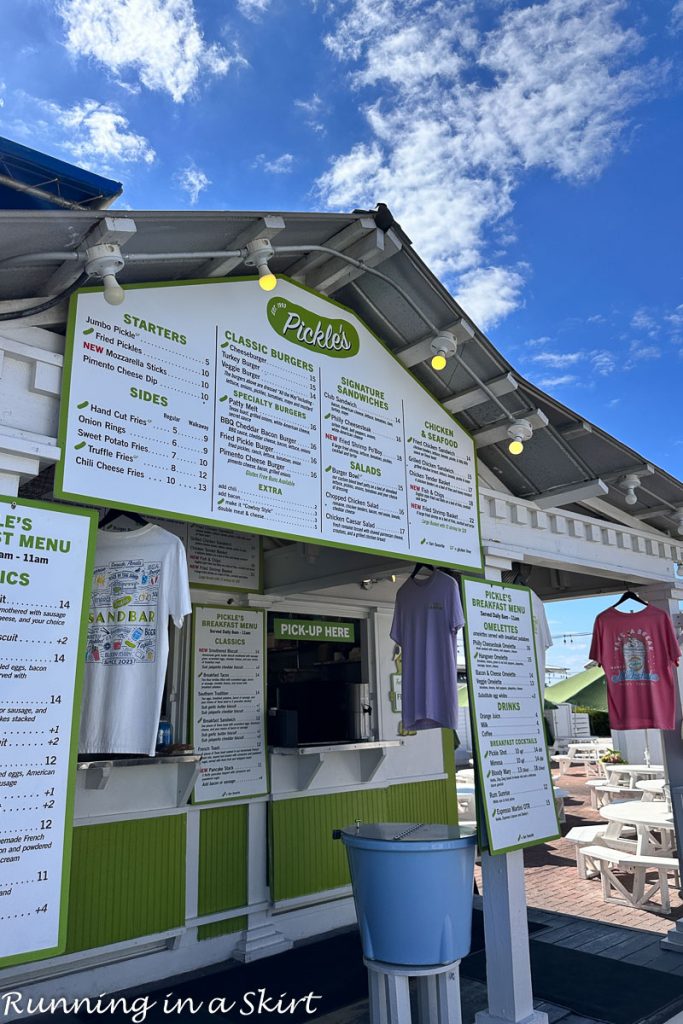 Best Seaside Restaurants - Outside of Pickles 
