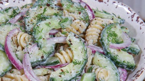 Cucumber Pasta Salad