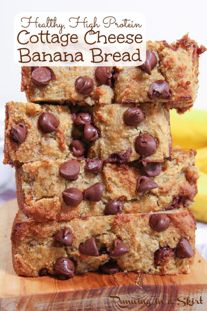 Cottage Cheese Banana Bread Pinterest Pin