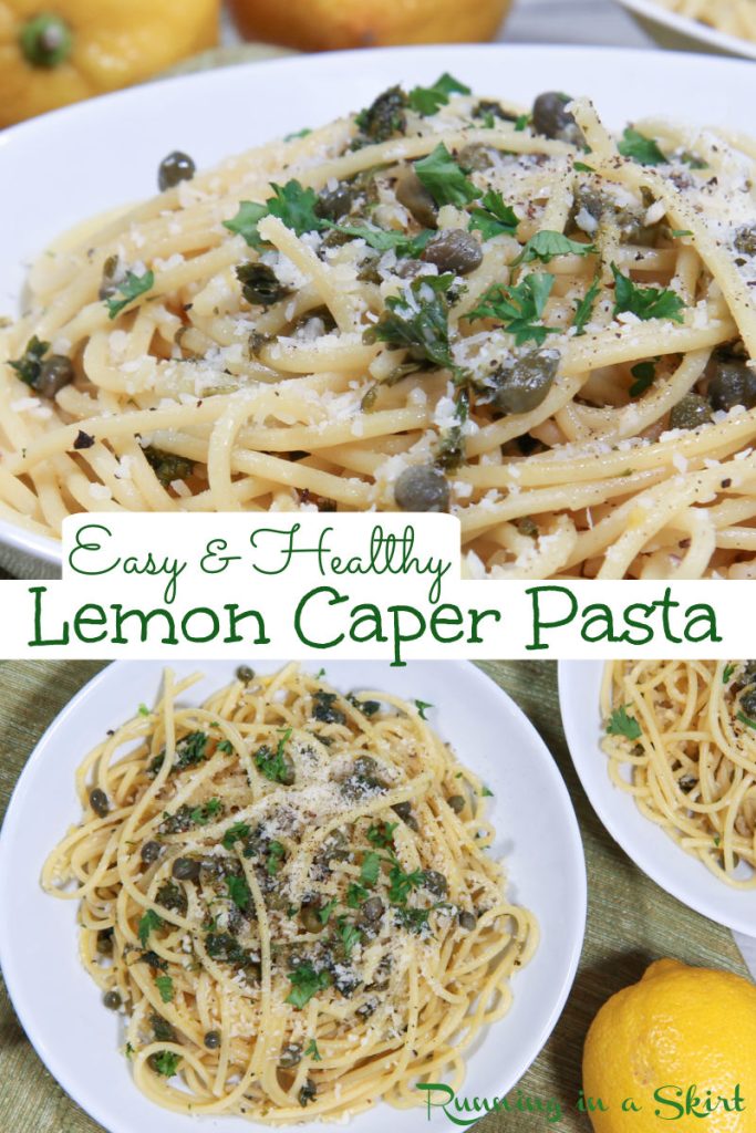 Lemon Caper Pasta Pinterest Pin
