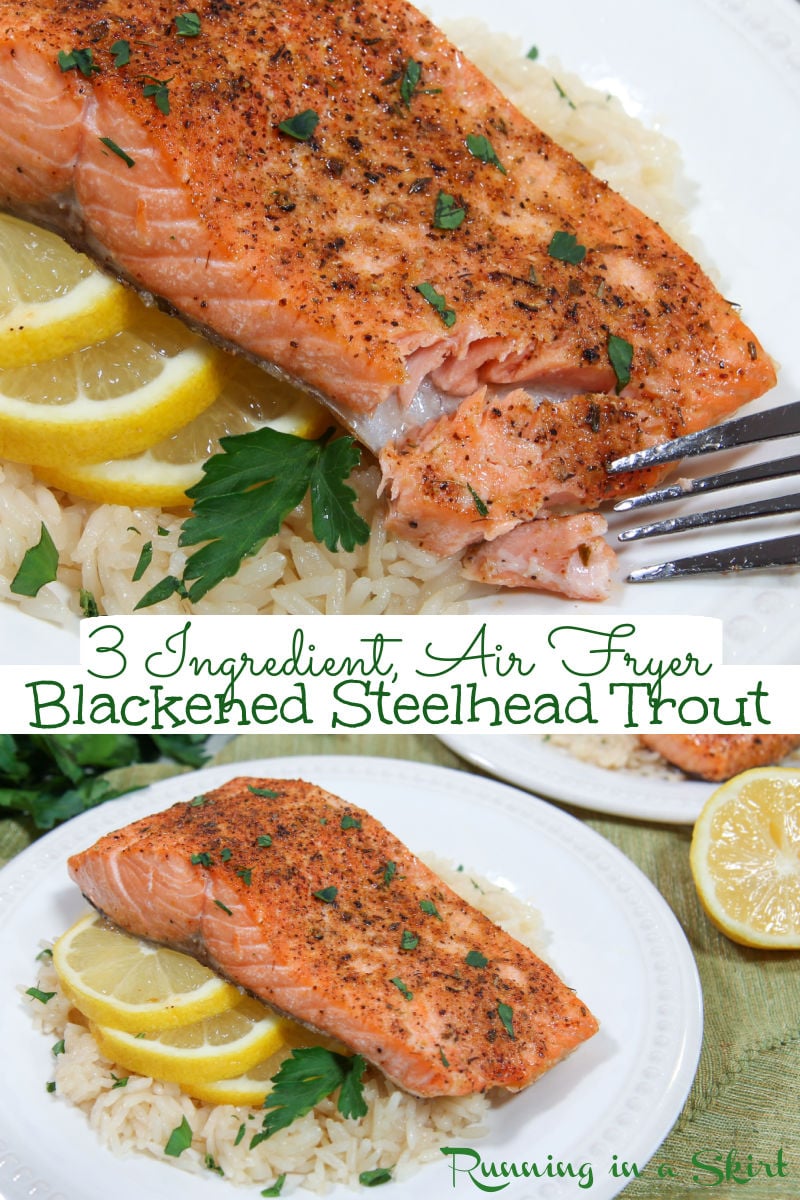 Air Fryer Steelhead Trout via @juliewunder