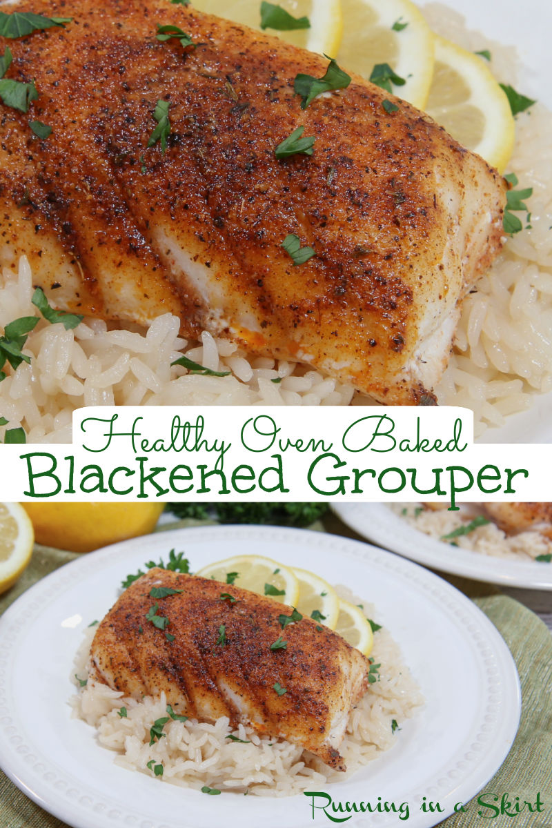 Blackened Grouper via @juliewunder