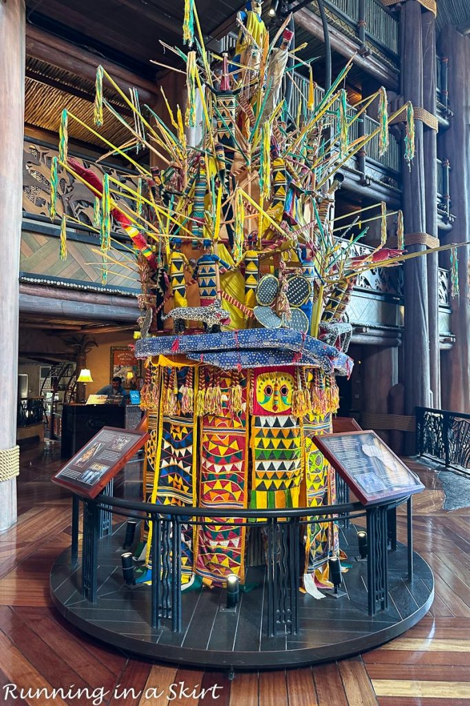 Disney Animal Kingdom Lodge reviews - African art collection
