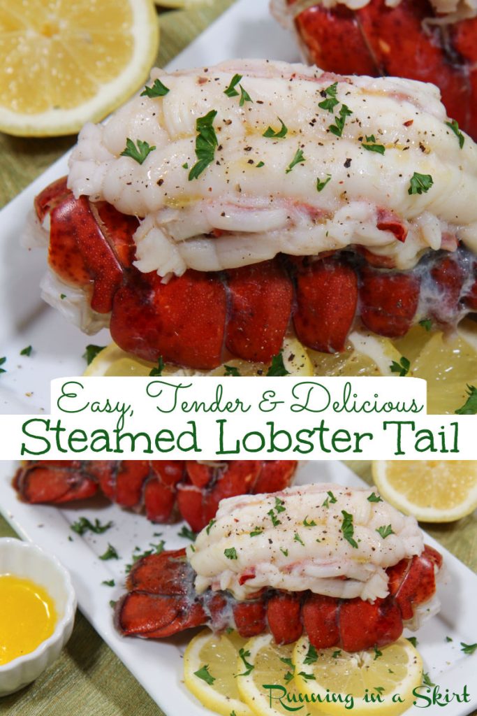 Steamed Lobster Tail Pinterest Pin