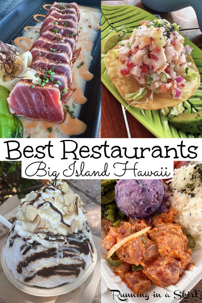 Best Restaurants Big Island Hawaii Pinterest Collage