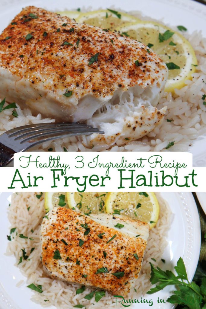 Air Fryer Halibut Pinterest Pin