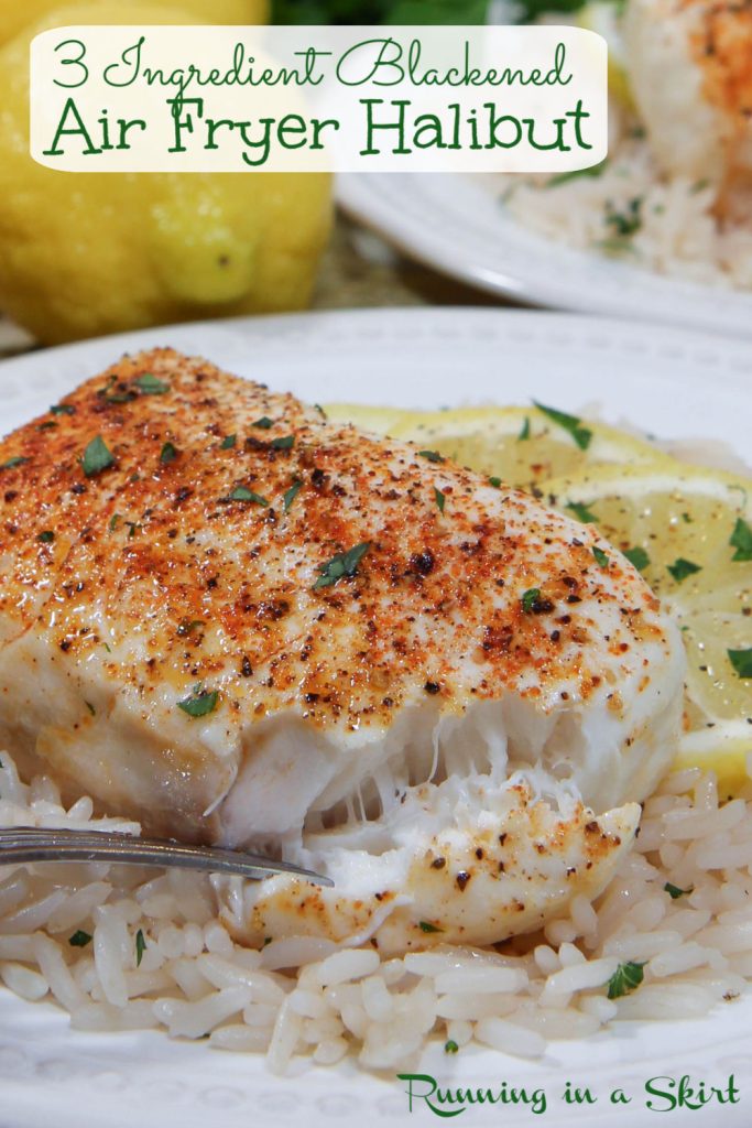 Air Fryer Halibut Pinterest Pin
