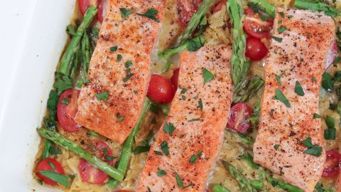 Salmon Orzo Pasta